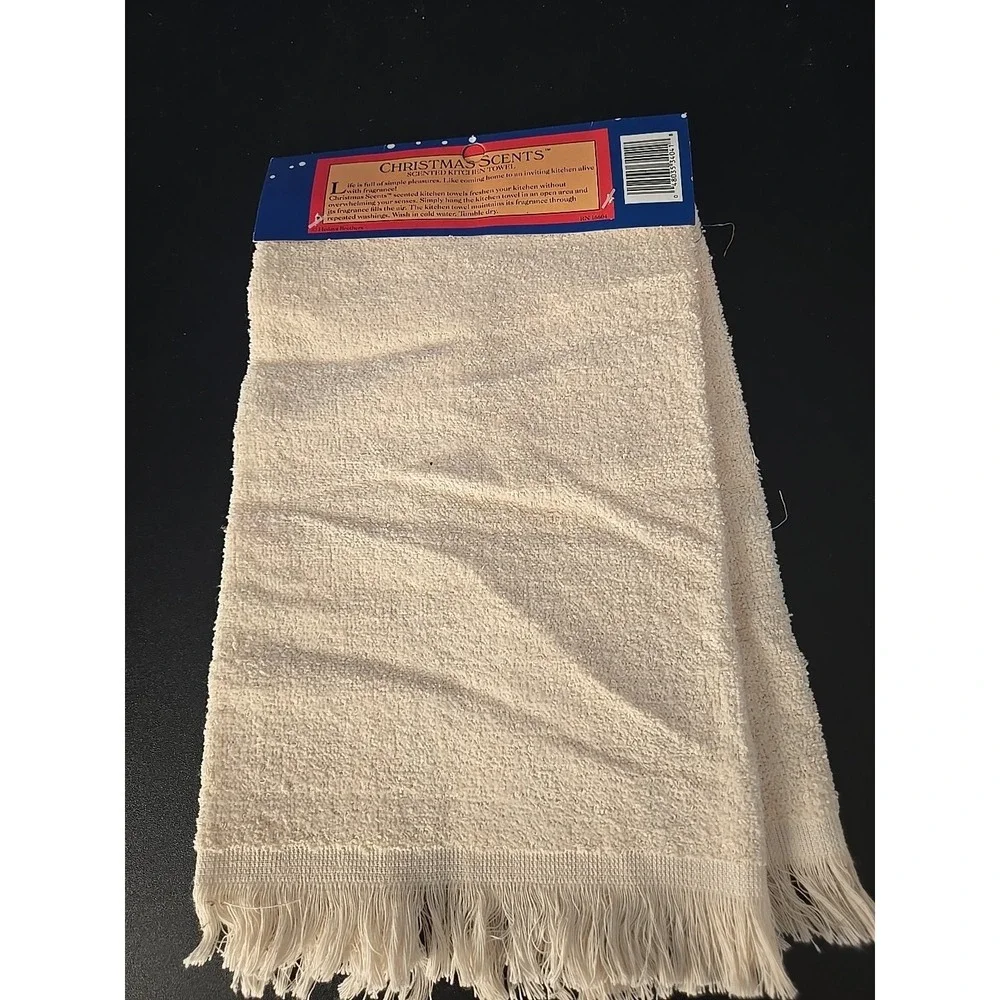 Vintage Christmas Kitchen Scents‎ Hand Towels Bayberry NOS 24
